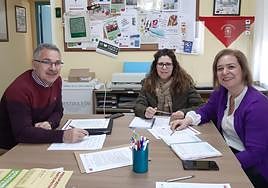 La candidatura de Alantre mantuvo un encuentro con Felampa.