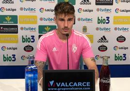 Hugo Vallejo, en sala de prensa.