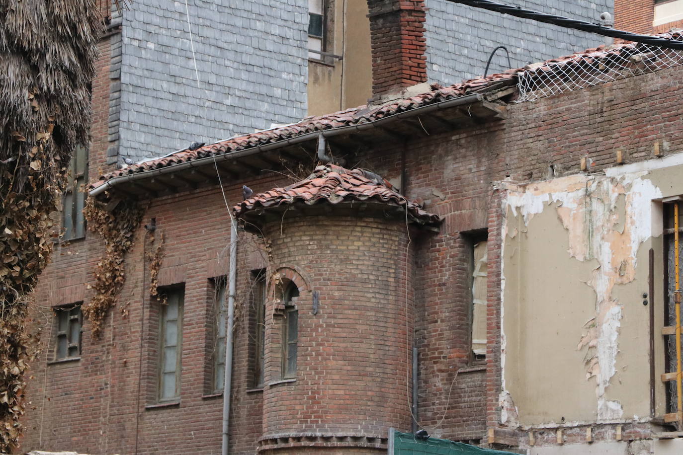 Obras en el palacete de San Agustín