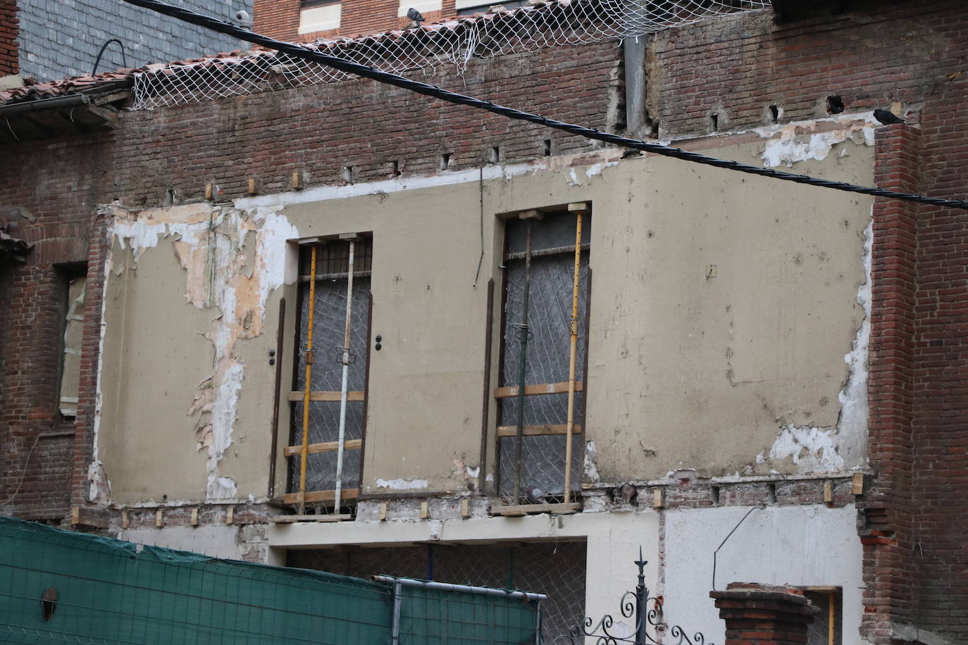 Obras en el palacete de San Agustín