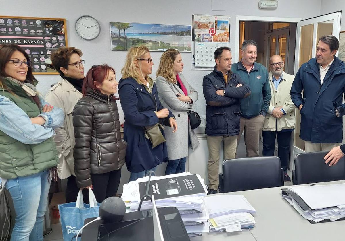 Quiñones y Álvarez en la Unión Panadera.