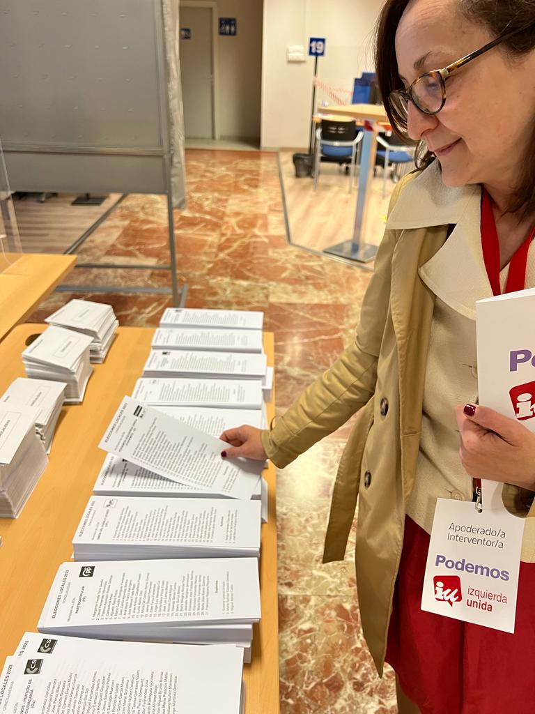 Votaciones en León, el candidato de Podemos a la Alcaldía