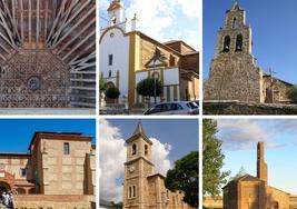 Algunas de las iglesias que se recupararán dentro del primer programa de Iglesia Abierta del ILC.