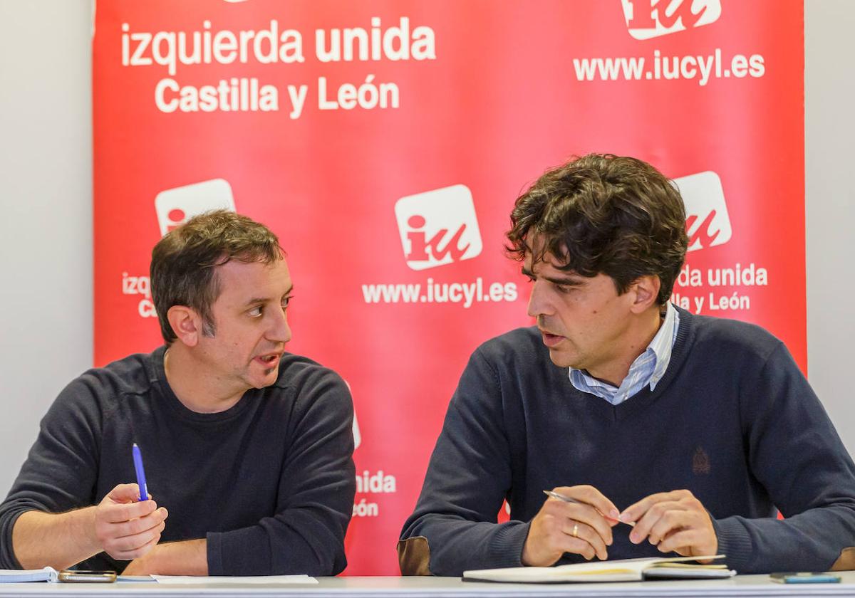 El coordinador autonómico de Izquierda Unida en Castilla y León, Juan Gascón