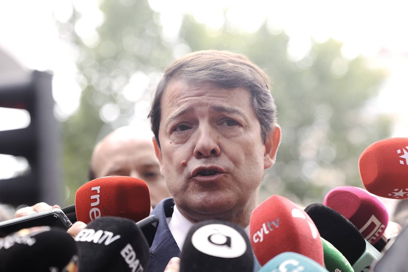 El presidente del PPCyL asiste a la Junta Directiva Nacional del PP