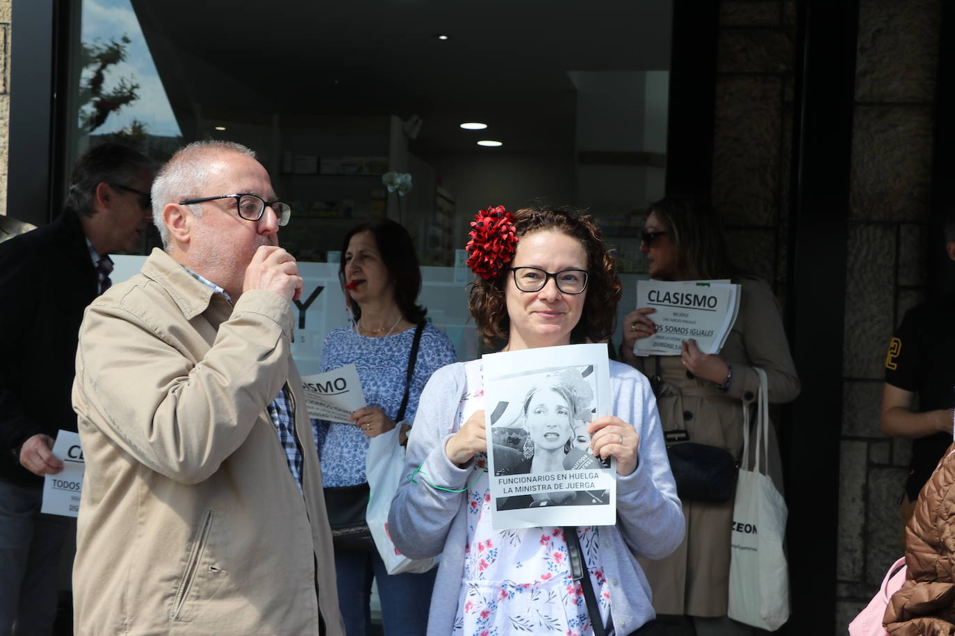 La huelga de los funcionarios de Justicia obliga a suspender 40 juicios diarios en la ciudad de León