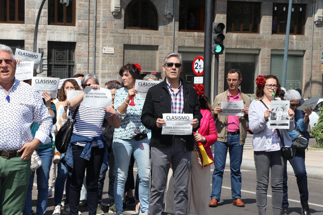 La huelga de los funcionarios de Justicia obliga a suspender 40 juicios diarios en la ciudad de León