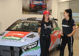 La copiloto leonesa Alba Sánchez y la piloto paraguaya Andrea Lafarja llegan al Rally Reino de León con el objetivo del podio.