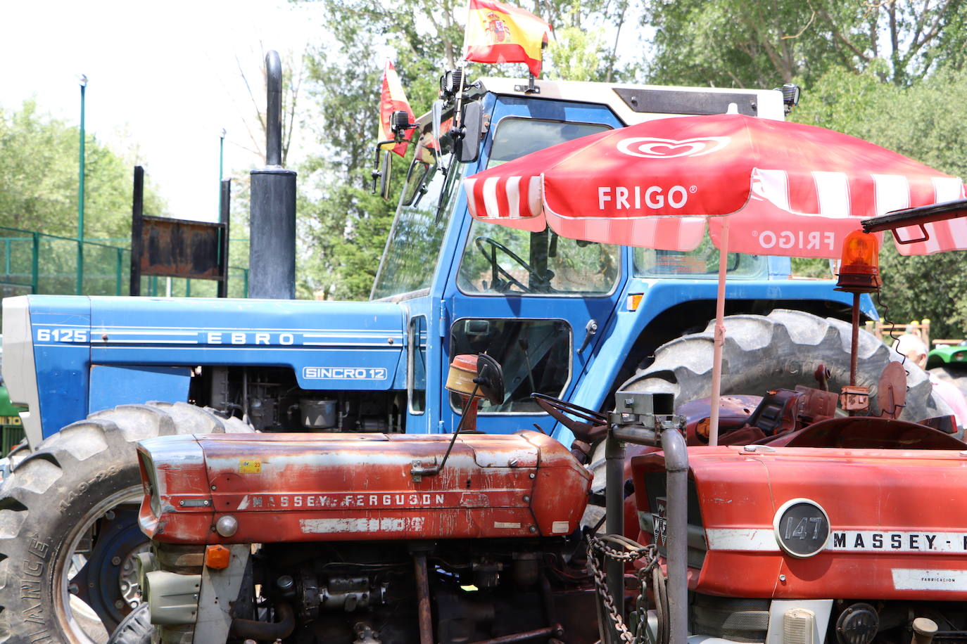 Concentración de tractores antiguos