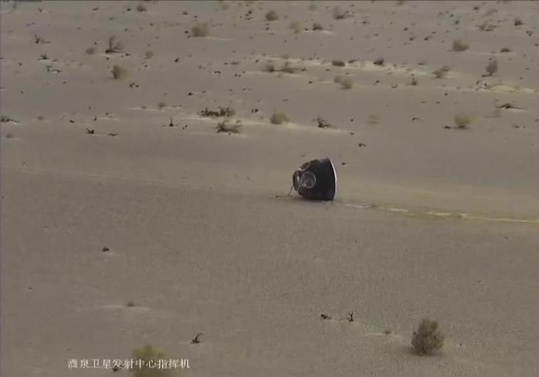 Regresan a la Tierra tres astronautas chinos después de 6 meses en el espacio