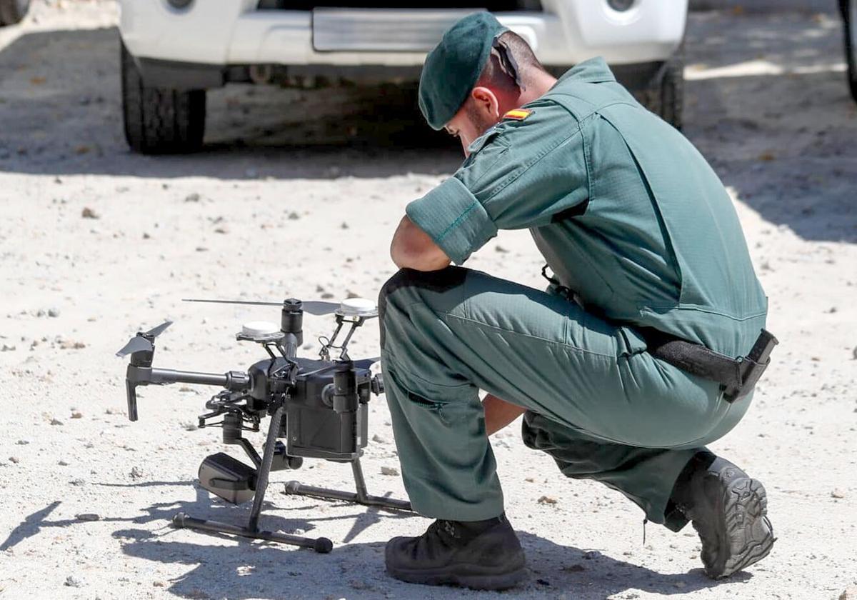 Dron de deals la guardia civil