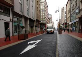 Calle Gómez Núñez de Ponferrada.