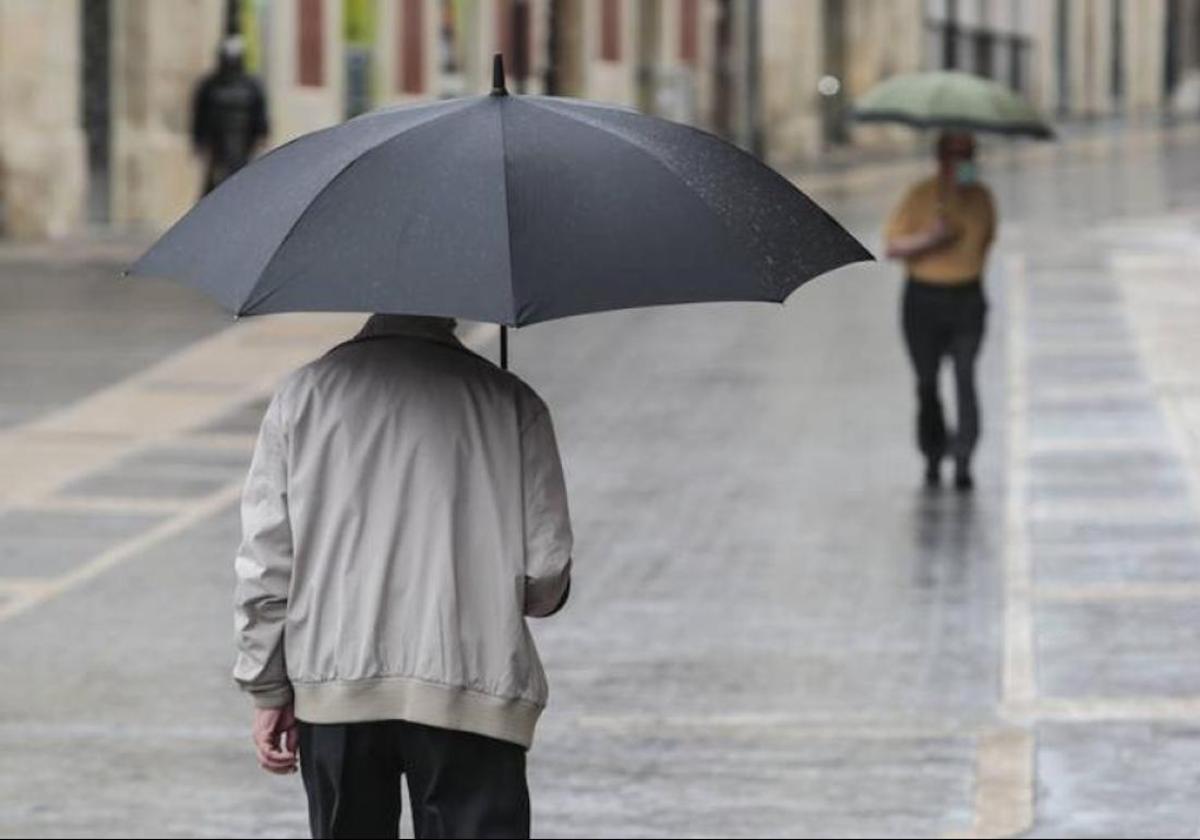 Las lluvias persistentes marcan este jueves en León