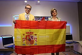 Ángel Martínez y Ana Belén Rubio jurarán bandera este sábado como civiles.