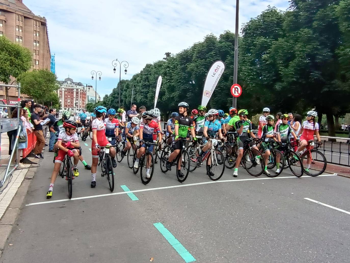 Prueba ciclista de las fiestas de León