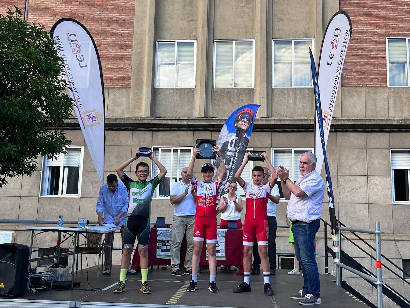 Prueba ciclista de las fiestas de León