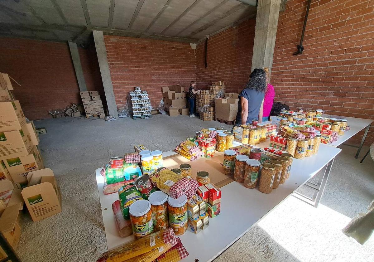 Los beneficiarios del reparto de alimentos en San Andrés del Rabanedo crecen un 26% con 479 personas