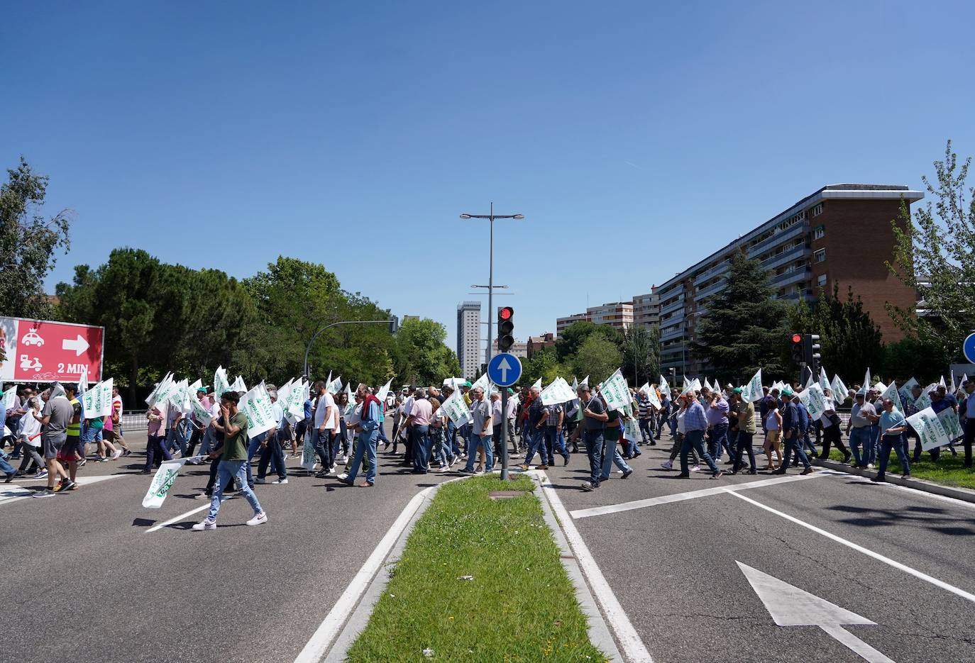 Manifestación del campo para exigir ayudas frente a la sequía