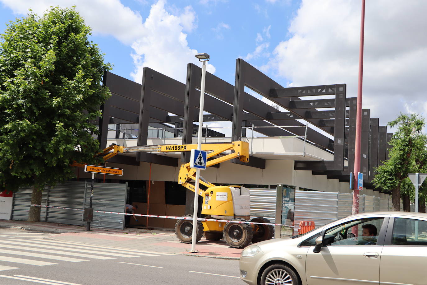Avanzan las obras de la estación de autobuses