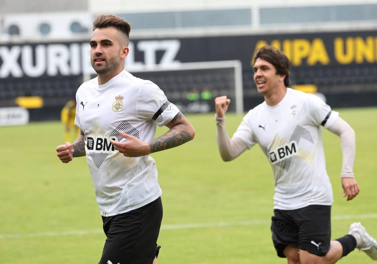 Alain Oyarzun, en un partido con el Real Unión.