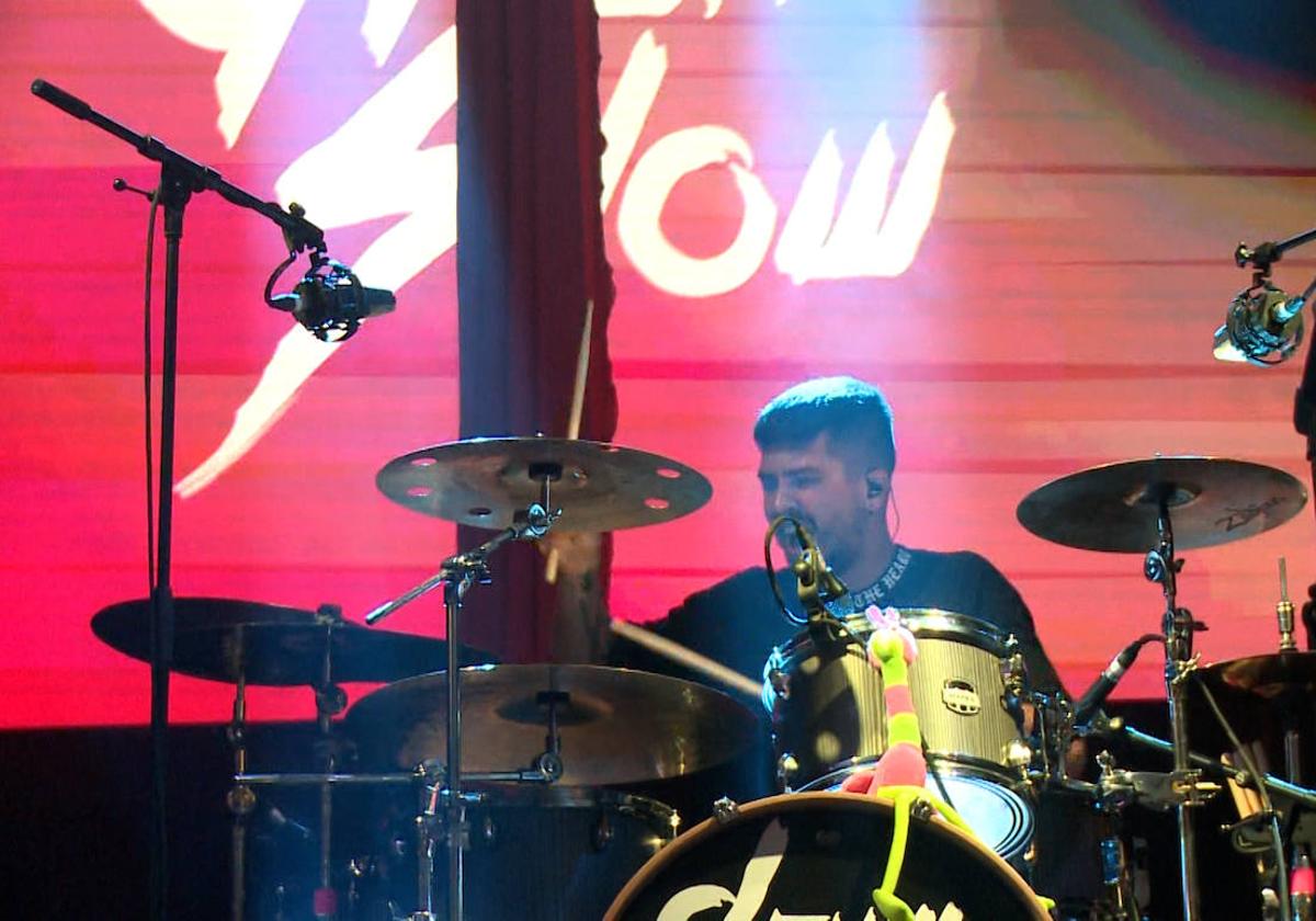 Espectáculo de Drumshow en la Plaza Mayor de León