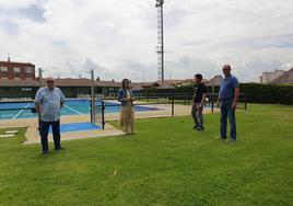 Instalaciones de las piscinas de Santa María del Páramo.