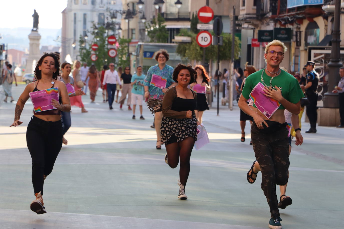 Carrera de tacones en León