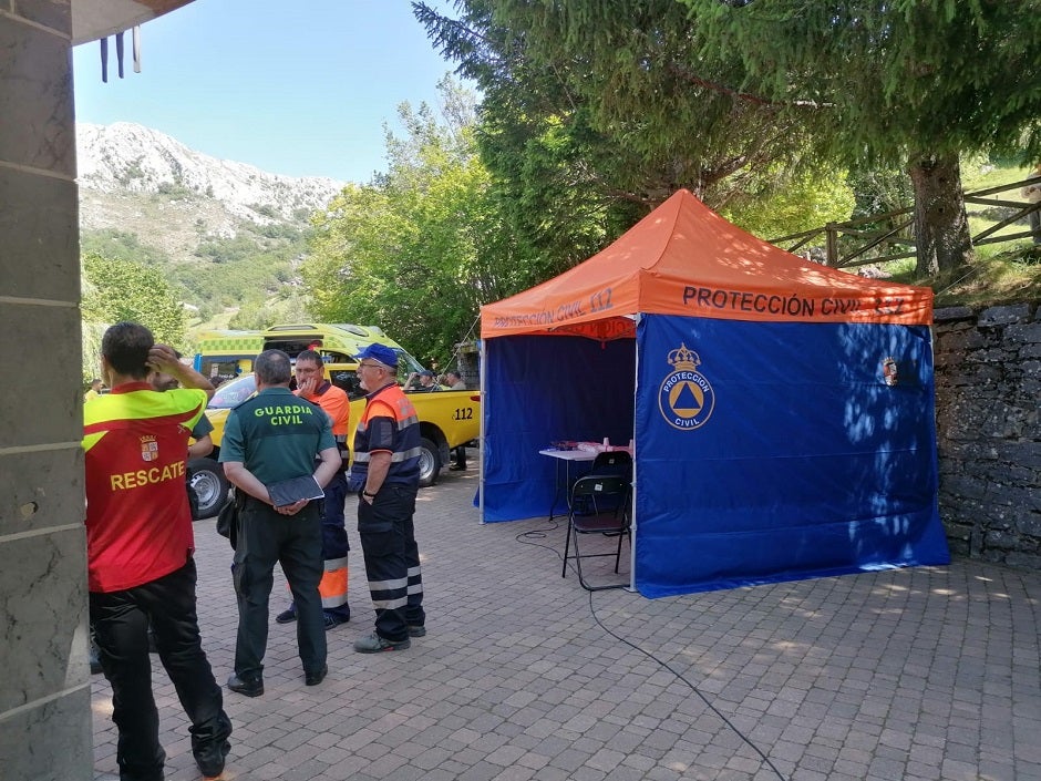 Rescate en la Cueva de Valporquero