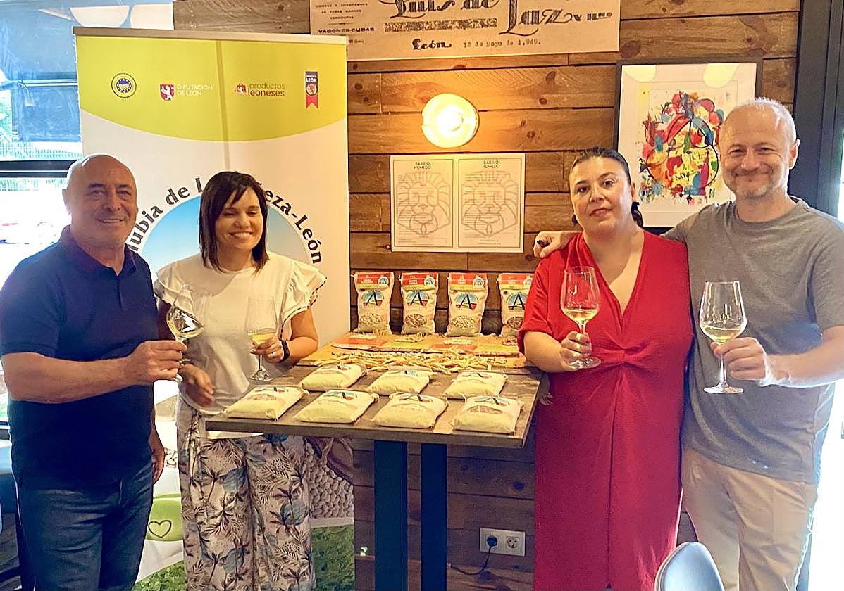 La IGP Alubia de La Bañeza y los vinos de la DO León fusionan sabores y exhiben calidad en Madrid