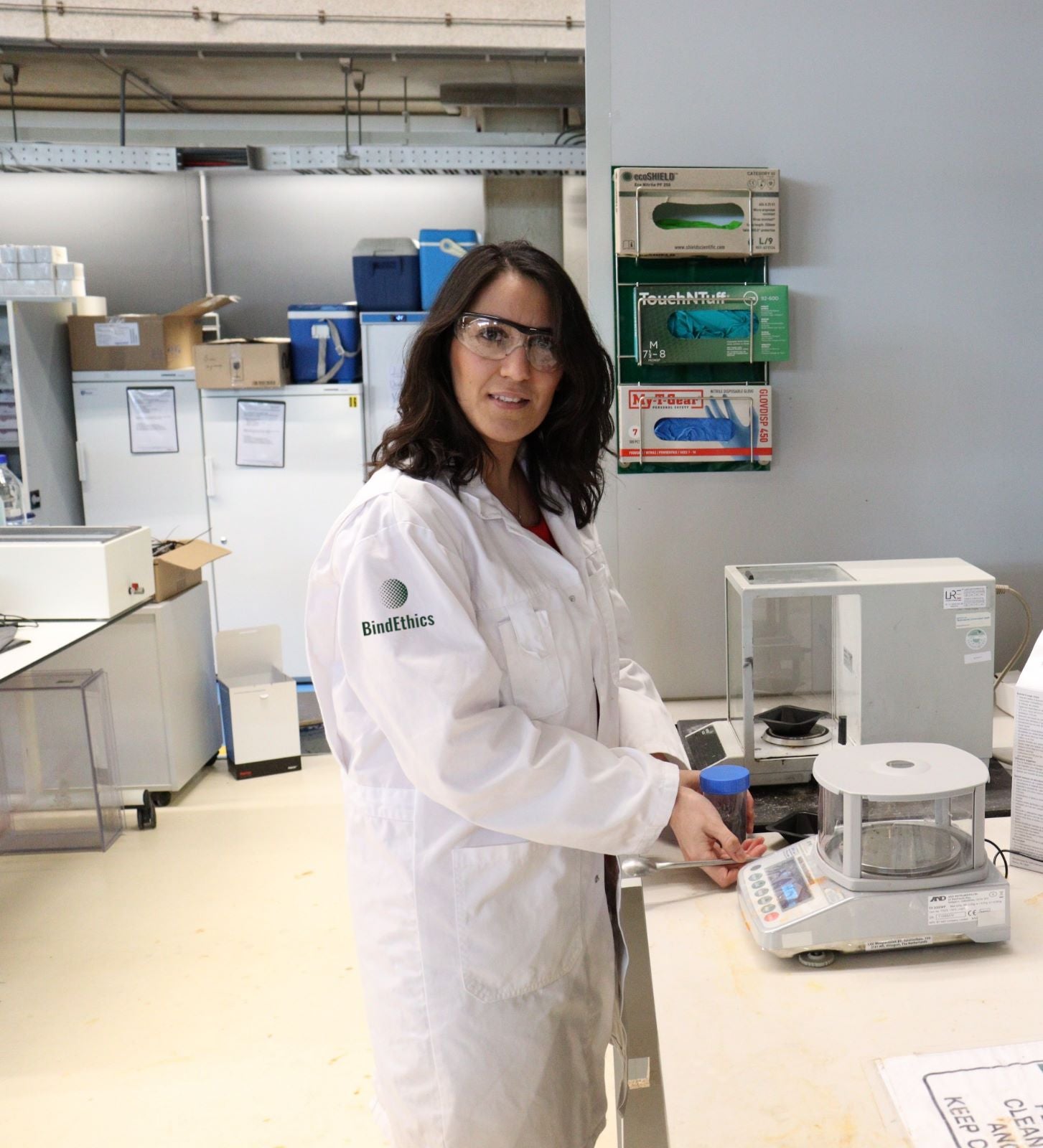 La química leonesa María García