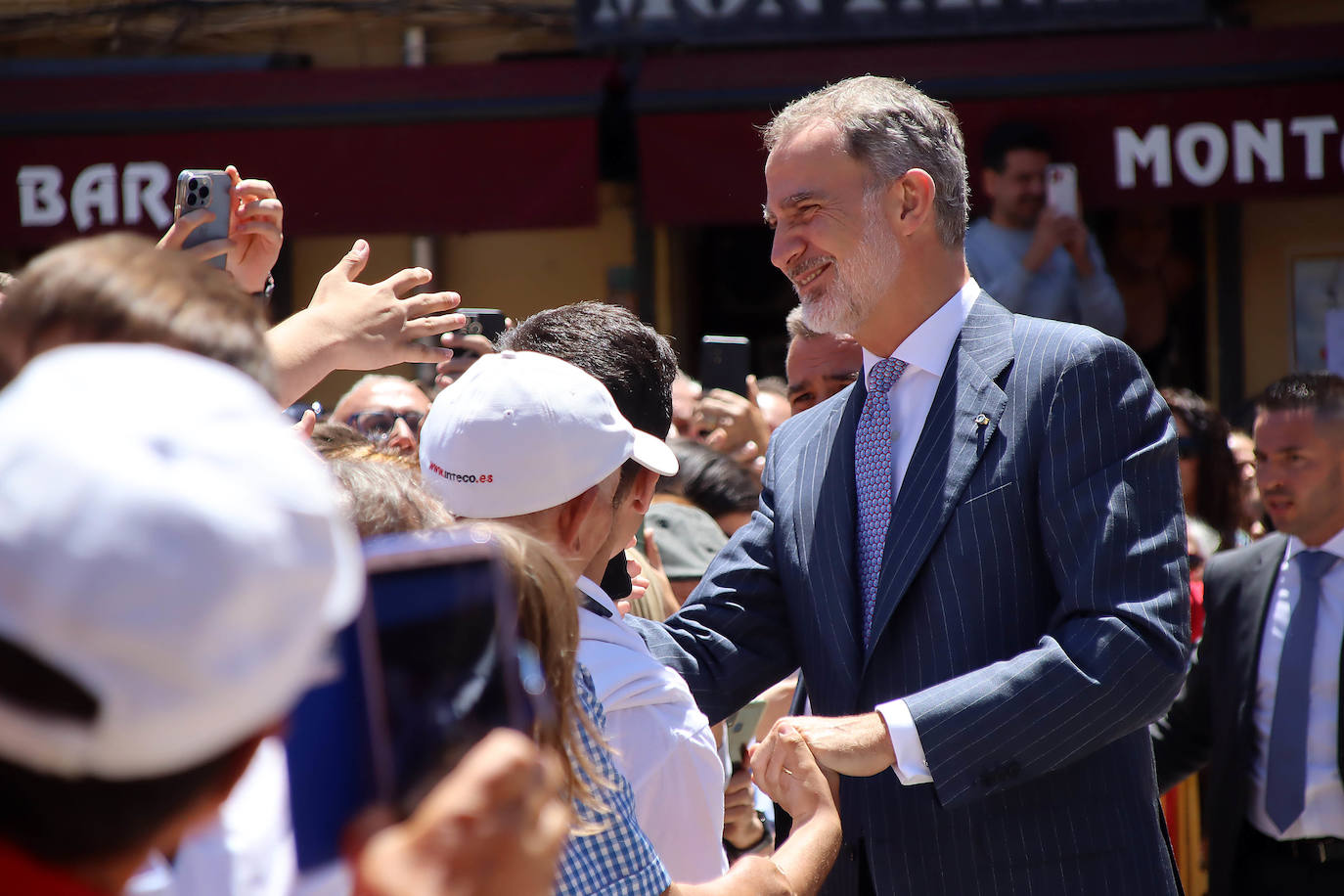 El Rey Felipe VI abandona la Conferencia internacional