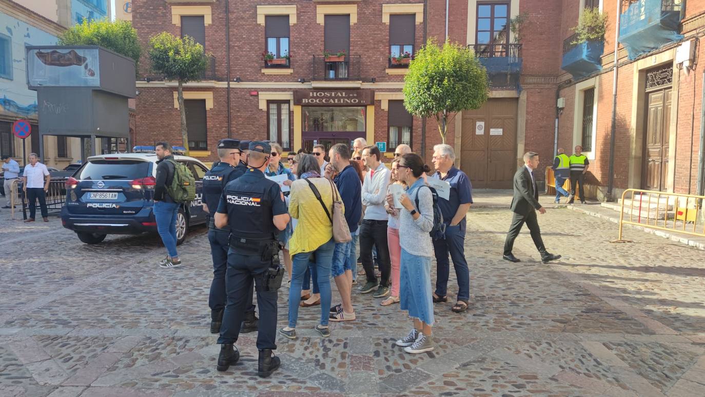 Cumbre Europea en León, el ambiente