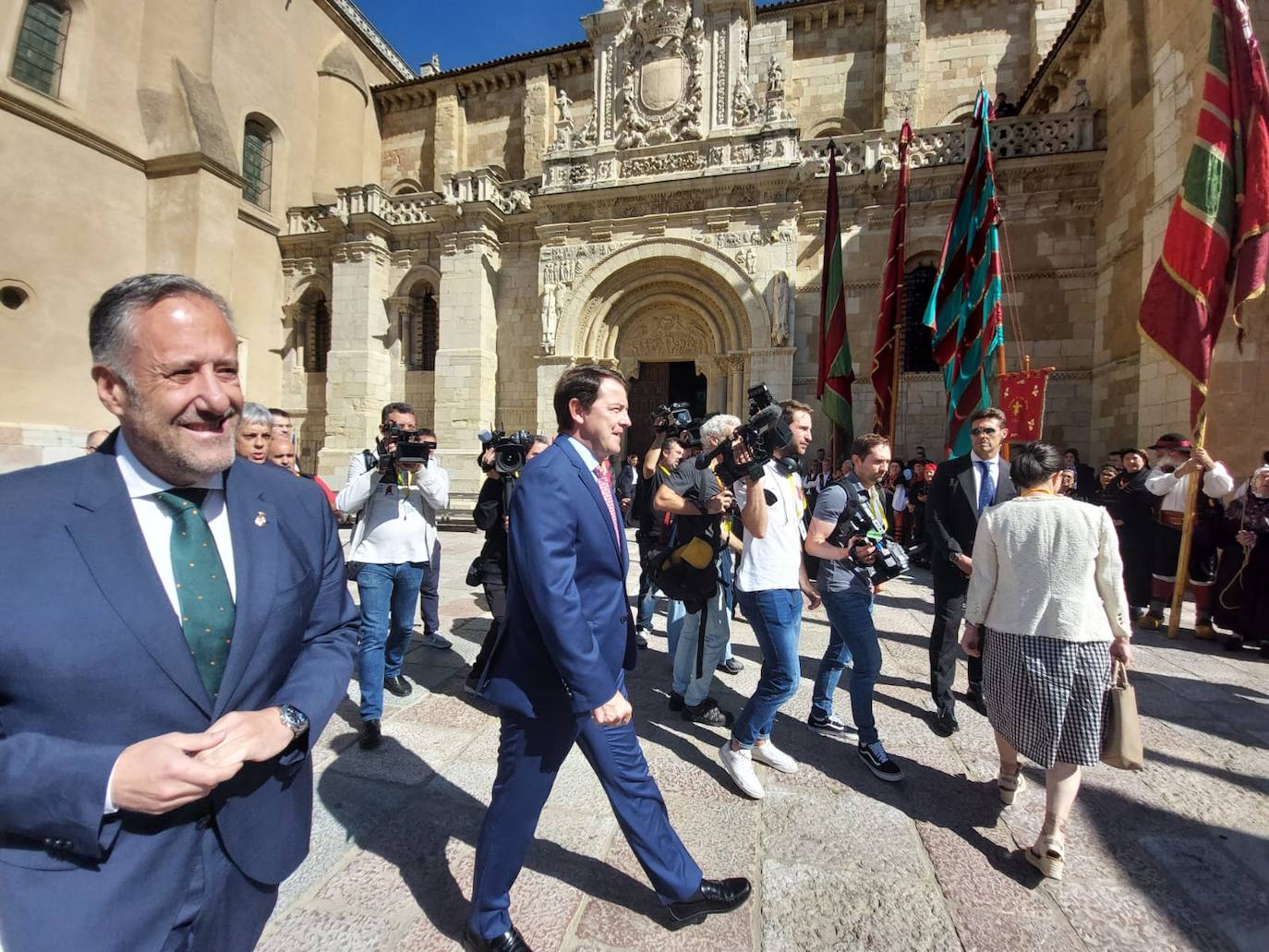 Cumbre Europea en León, el ambiente