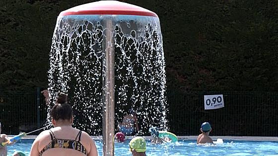 Las piscinas de Valverde de la Virgen, una alternativa al calor cerca de León