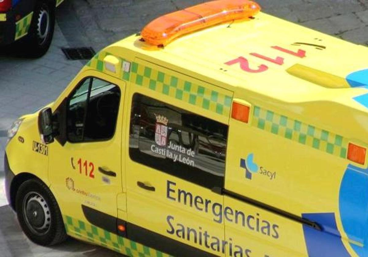 Ambulancia del servicio de emergencias.