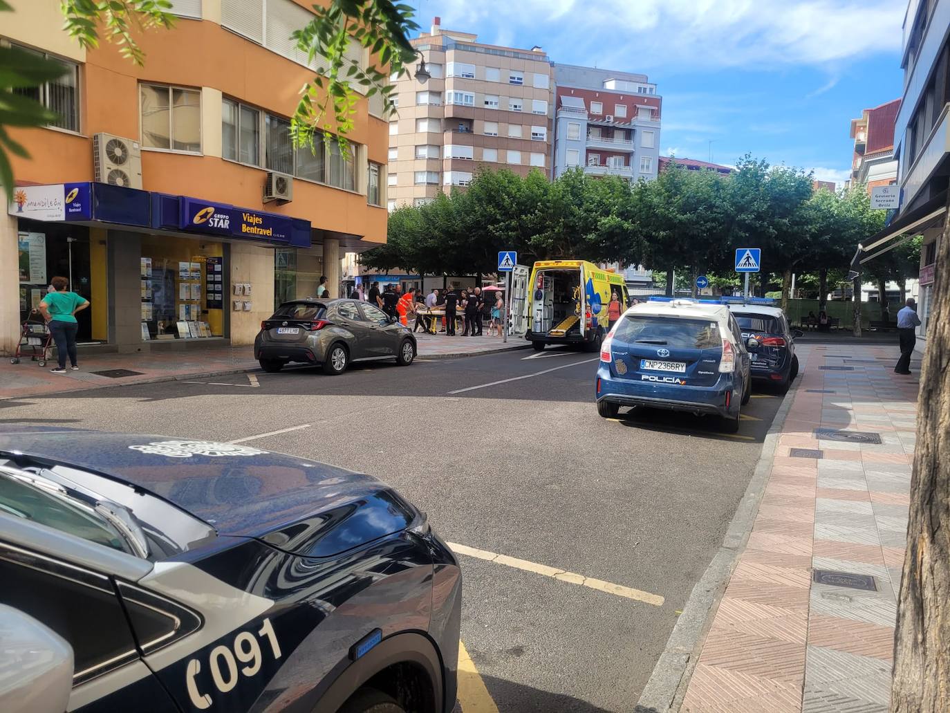 Accidente peatonal en León