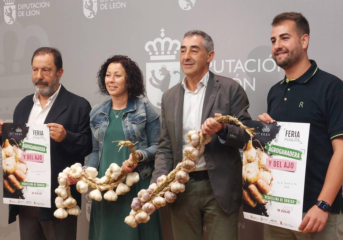 Presentación de la XXXII Feria Agroganadera y del Ajo de Veguellina de Órbigo.