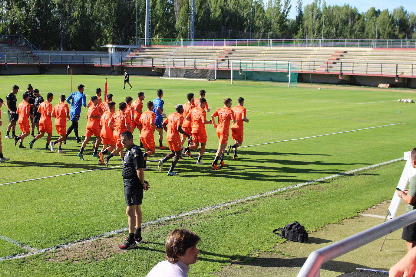 Primer entrenamiento de la Cultural