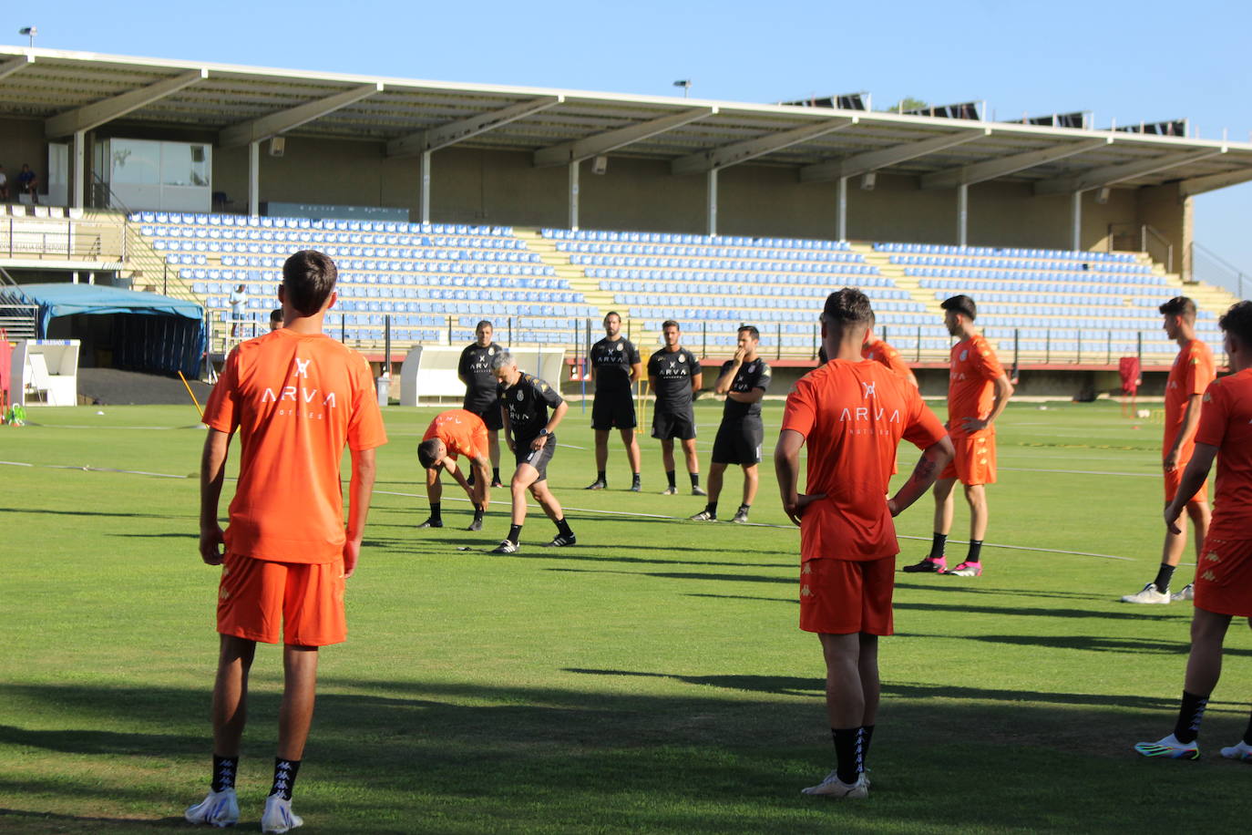 Primer entrenamiento de la Cultural