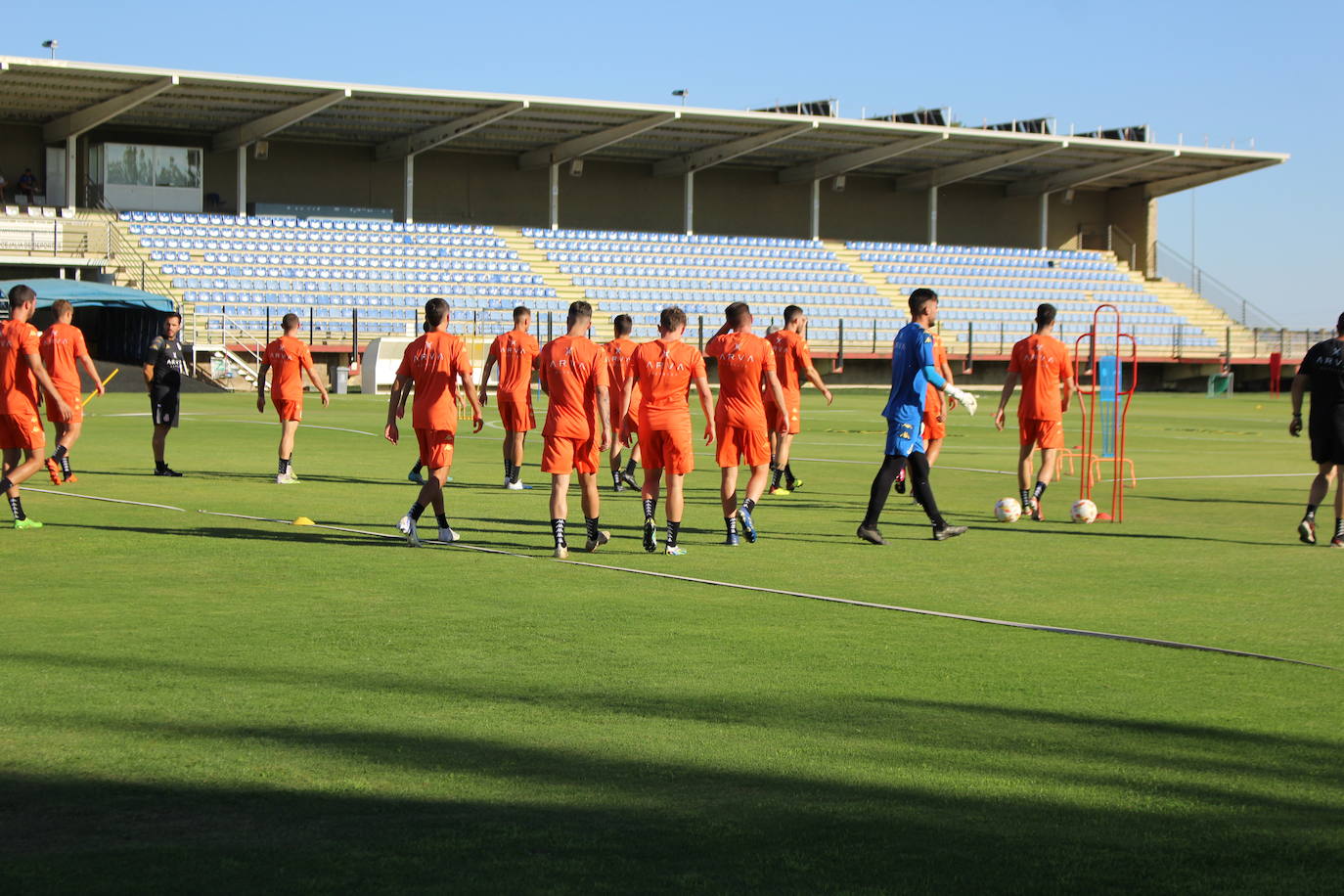 Primer entrenamiento de la Cultural