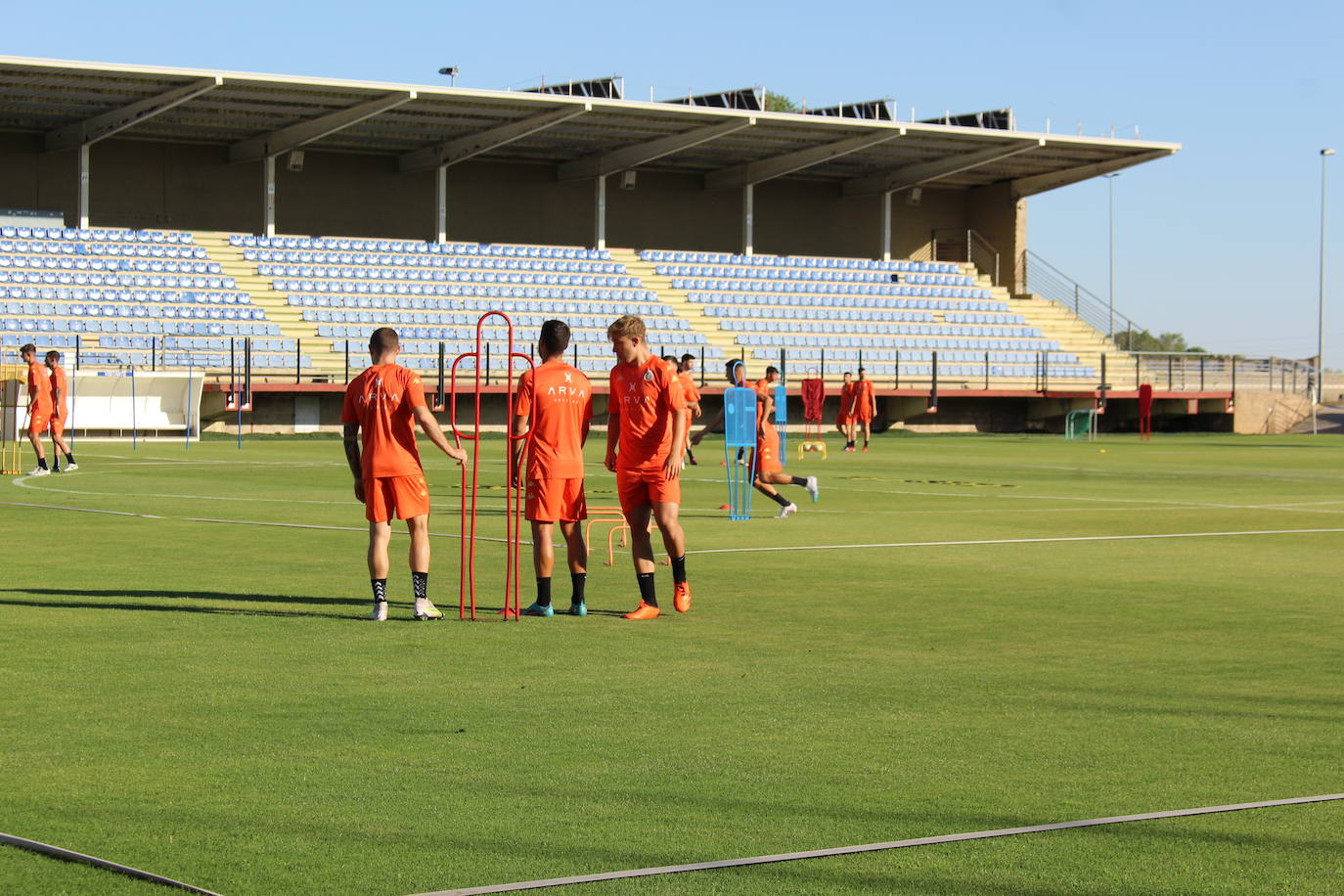 Primer entrenamiento de la Cultural