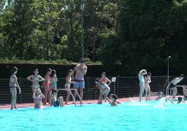 Piscinas de Boñar, en El Soto