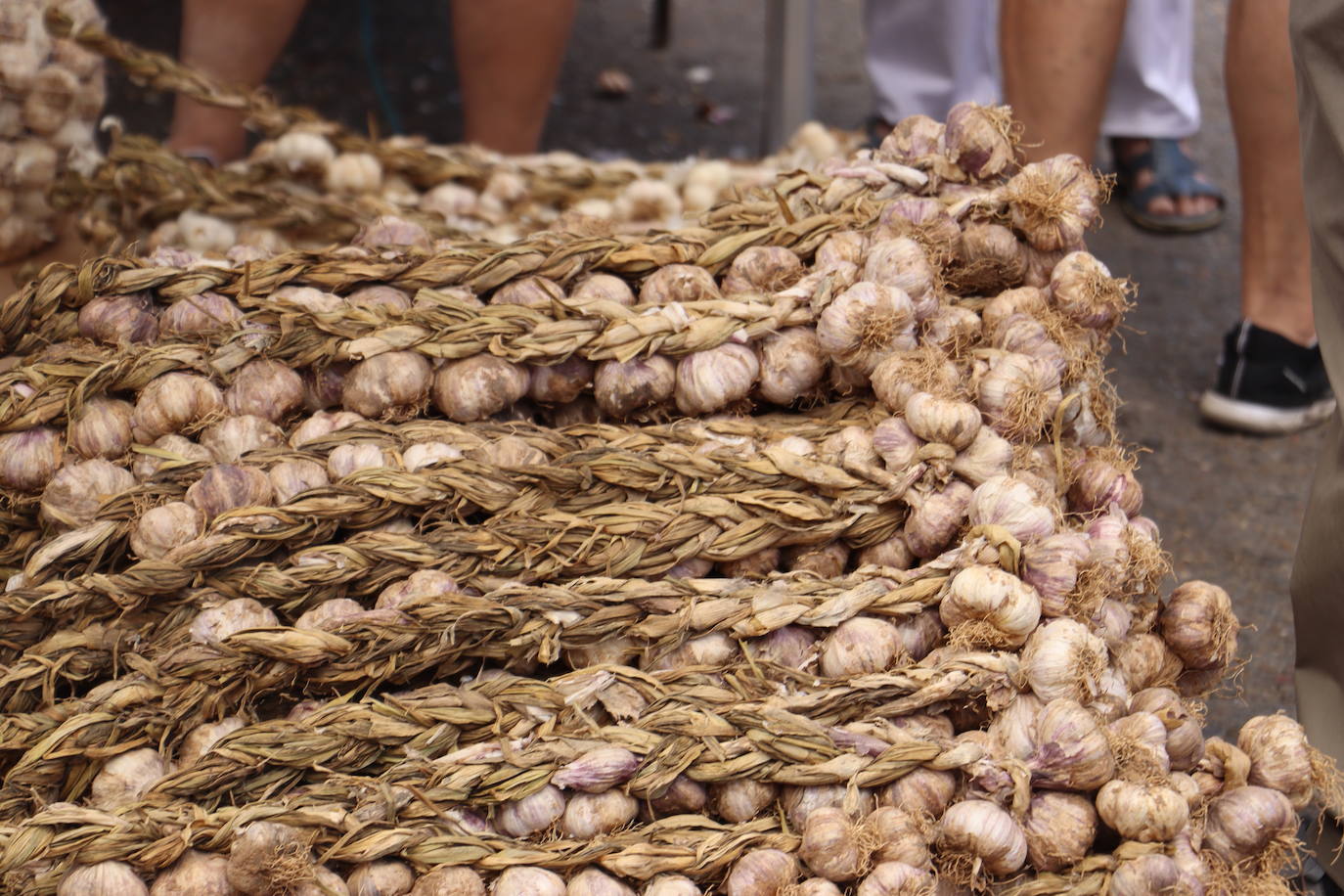 Feria del ajo en Veguellina de Órbigo