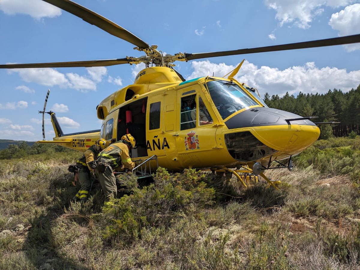 Incendio en Santa Colomba de Curueño