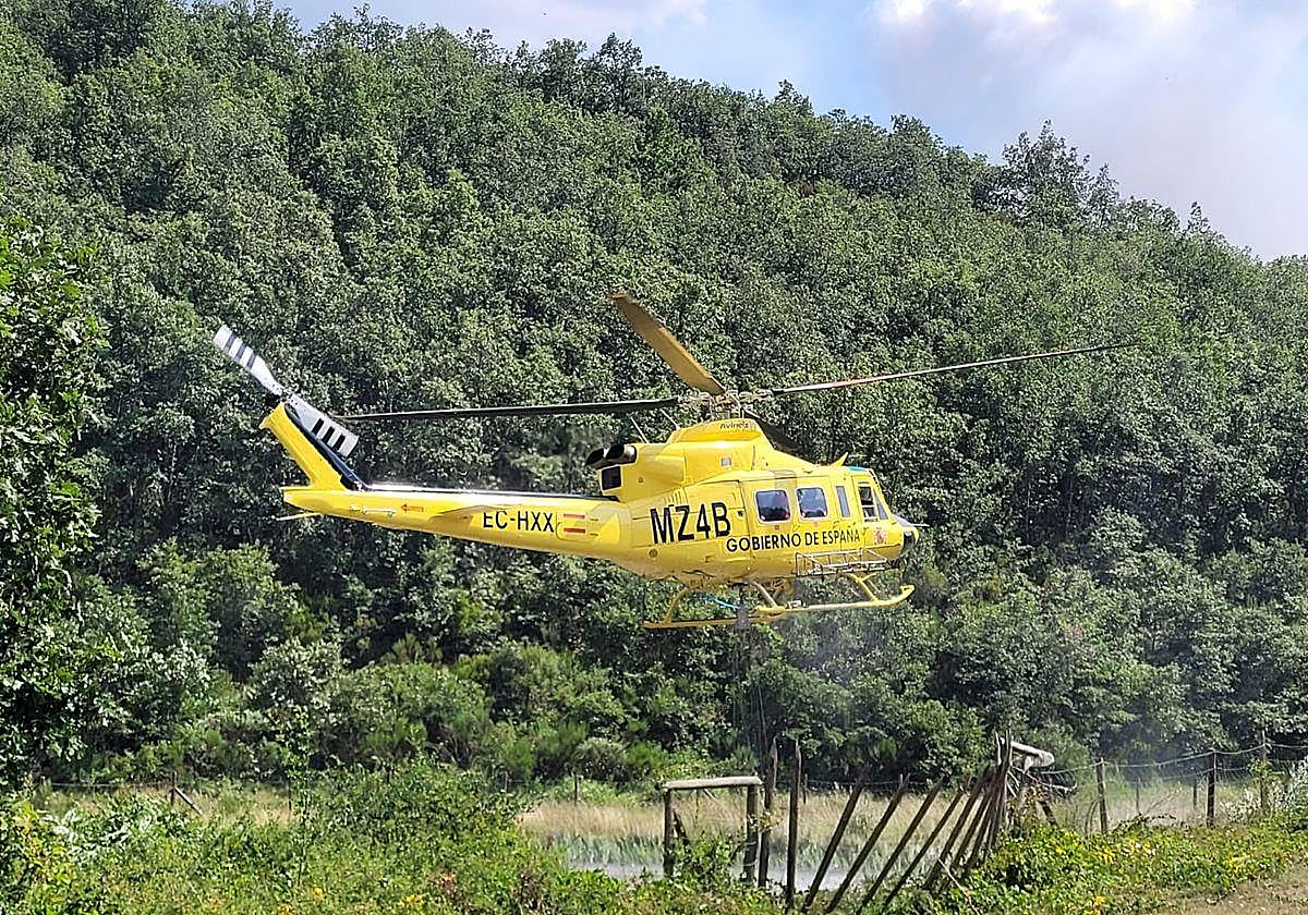 Incendio en Santa Colomba de Curueño