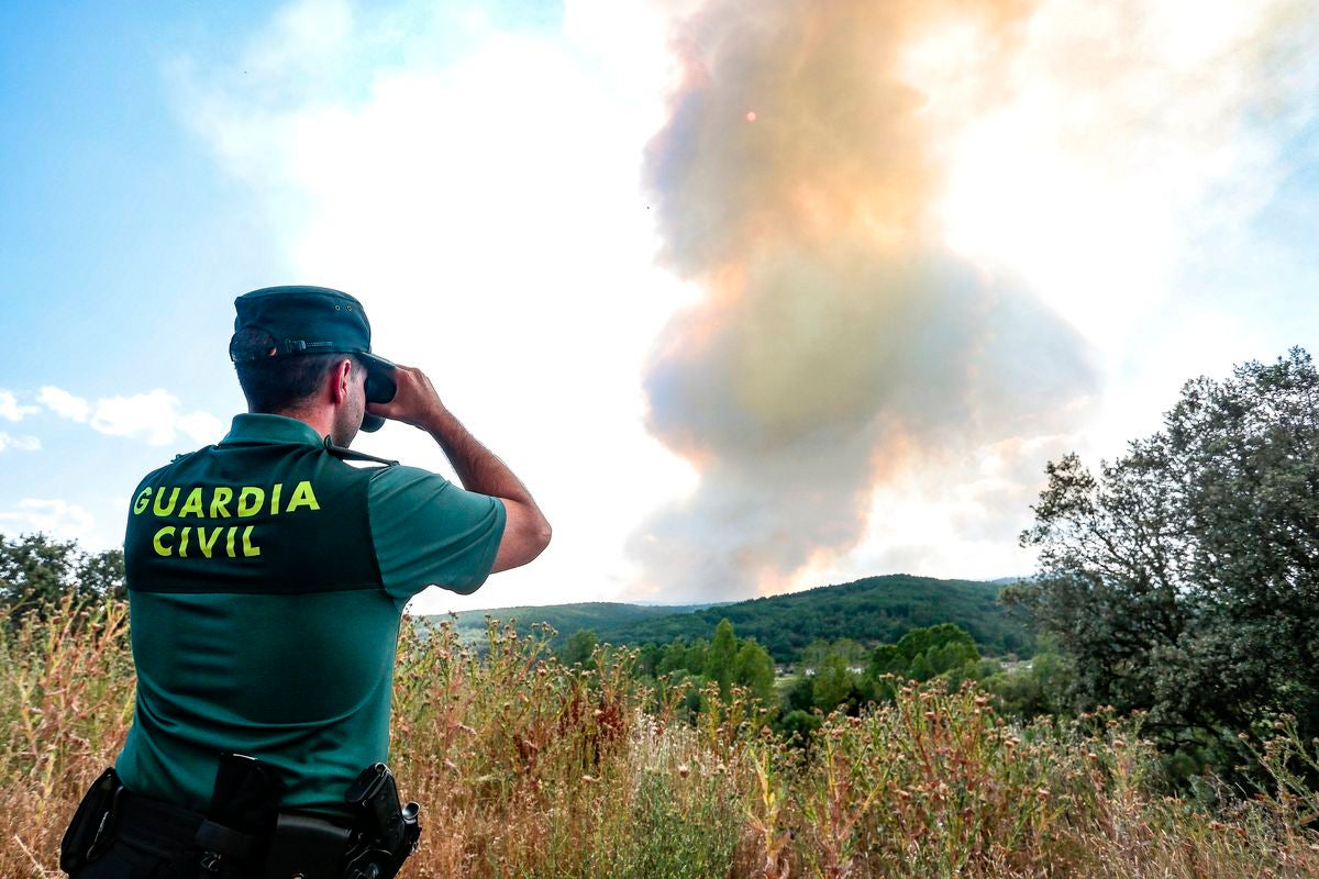 Incendio en Santa Colomba de Curueño