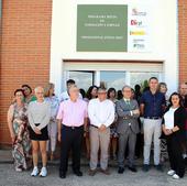El consejero de Industria, Comercio y Empleo, Mariano Veganzones, preside el acto de clausura de los programas mixtos de Asprona León.