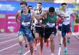 Final de 800 metros del campeonato de España.