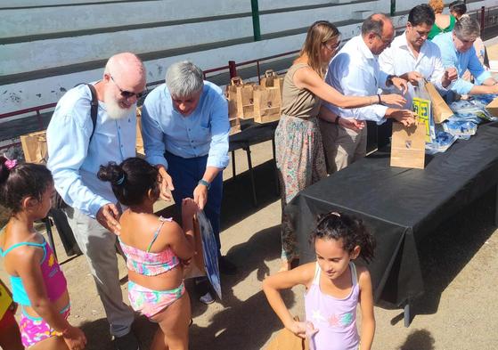 Recepción de los niños saharauis en Valencia de Don Juan.