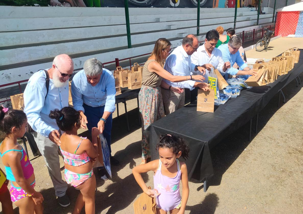 Recepción de los niños saharauis en Valencia de Don Juan.